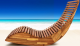 Ergonomische schommel-ligstoel Acaciahout 150 x 60 x 93 cm